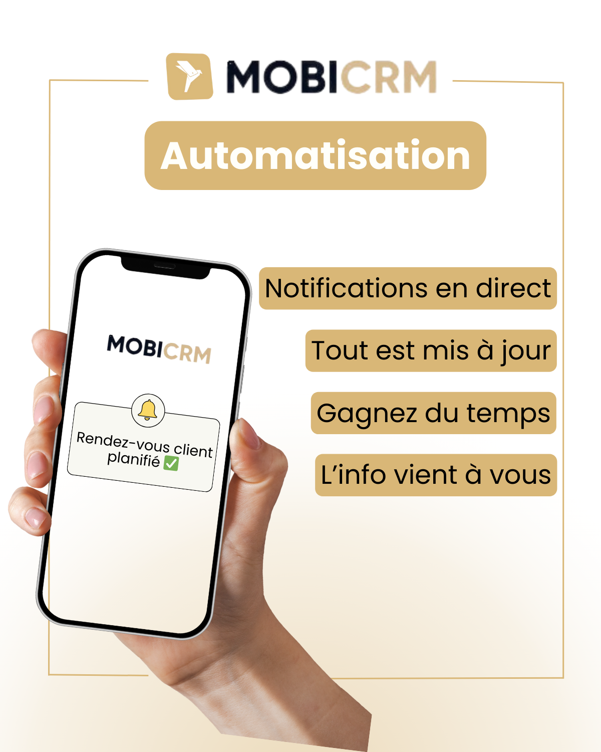 L’automatisation sur MobiCRM